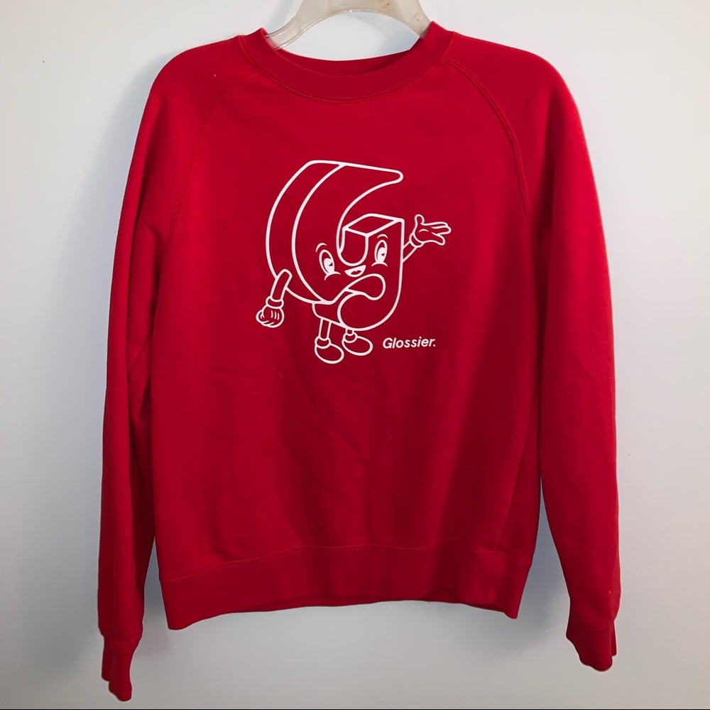 Glossier Red G Pal Crew Neck (2020 Holiday)